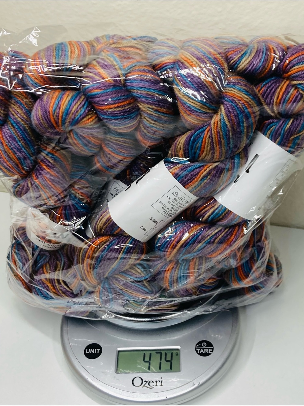 10 NEW Fancy Wool Yarn 470+g 85% Australian Wool 10% Camel 5% Anti-Pilling Fiber